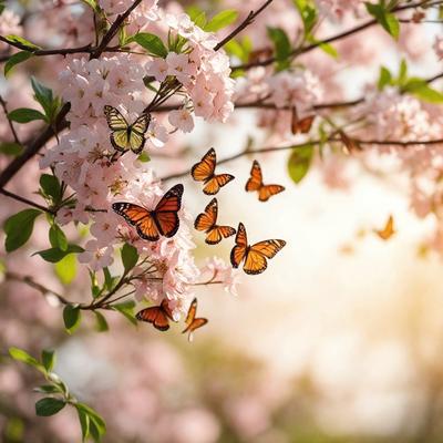 The primary subject of the image is a tree filled with pink flowers, which serves as the main object, scene, or focus of the image. The setting is an outdoor environment, with the tree being the primary background. The visual style of the image is a photo, capturing the beauty of the tree and its flowers. The colors and mood of the image are predominantly pink, creating a warm and inviting atmosphere.